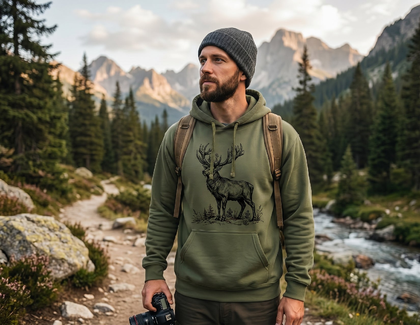 The Carpathian Stag Hoodie