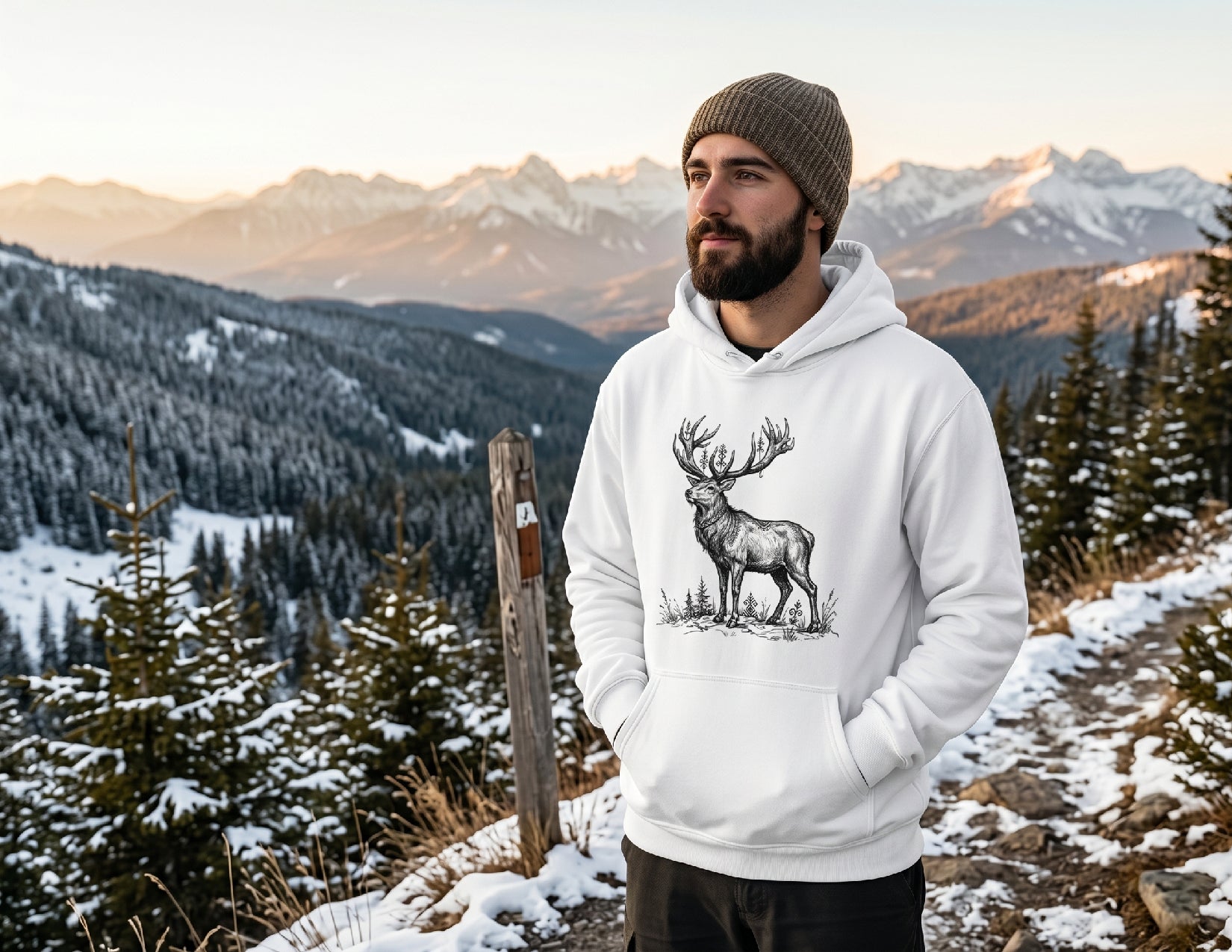 The Carpathian Stag Hoodie