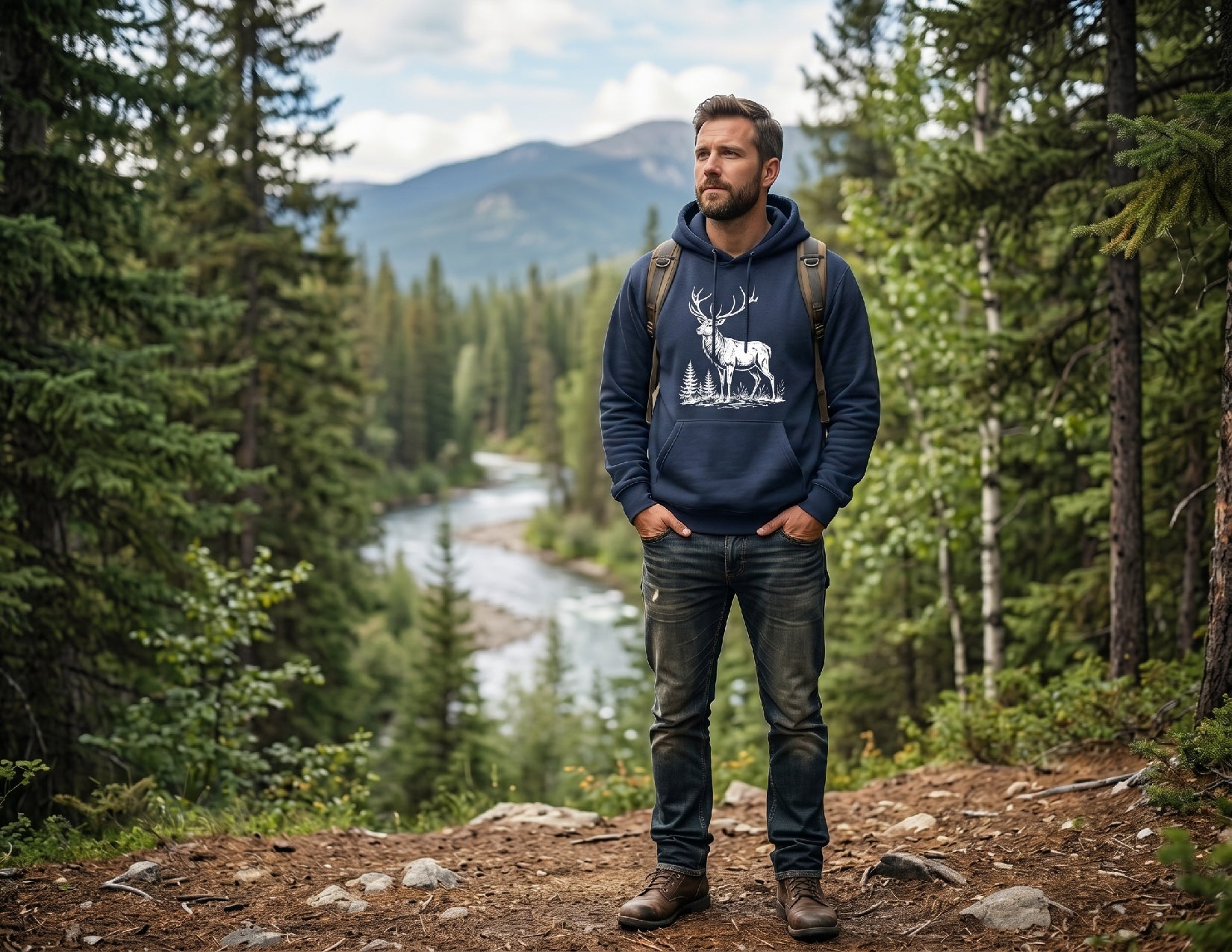 The Carpathian Stag Hoodie