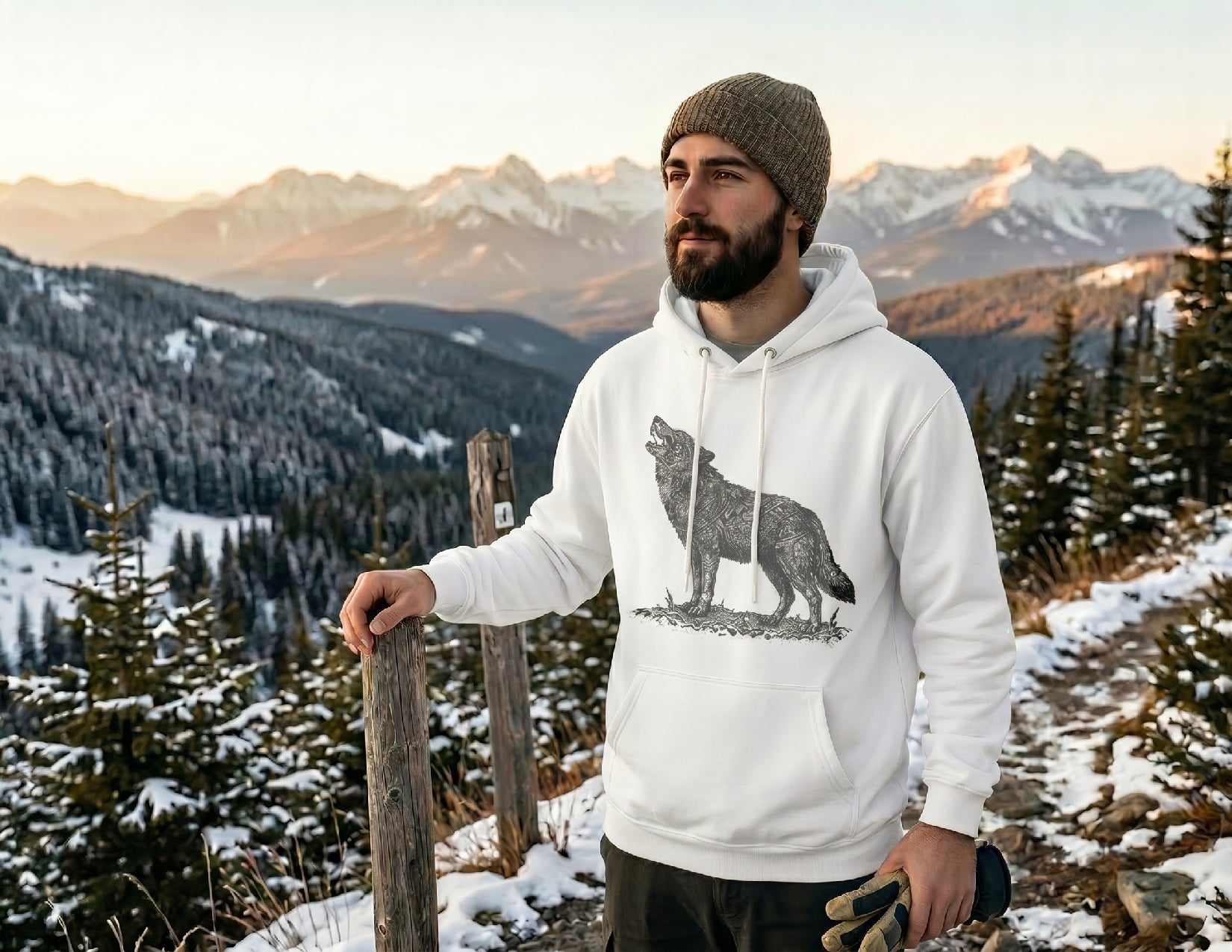 The Carpathian Wolf Hoodie