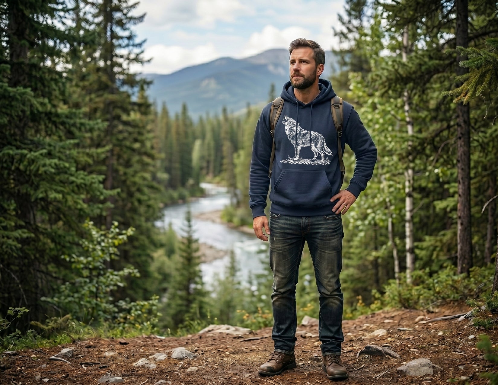 The Carpathian Wolf Hoodie