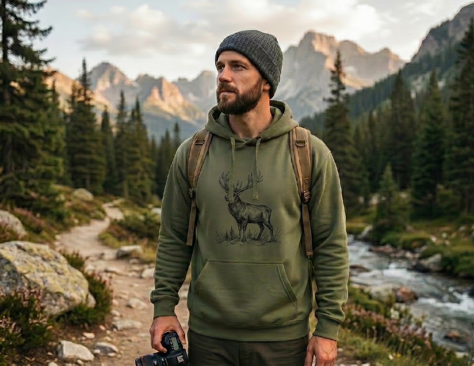 The Carpathian Stag Hoodie
