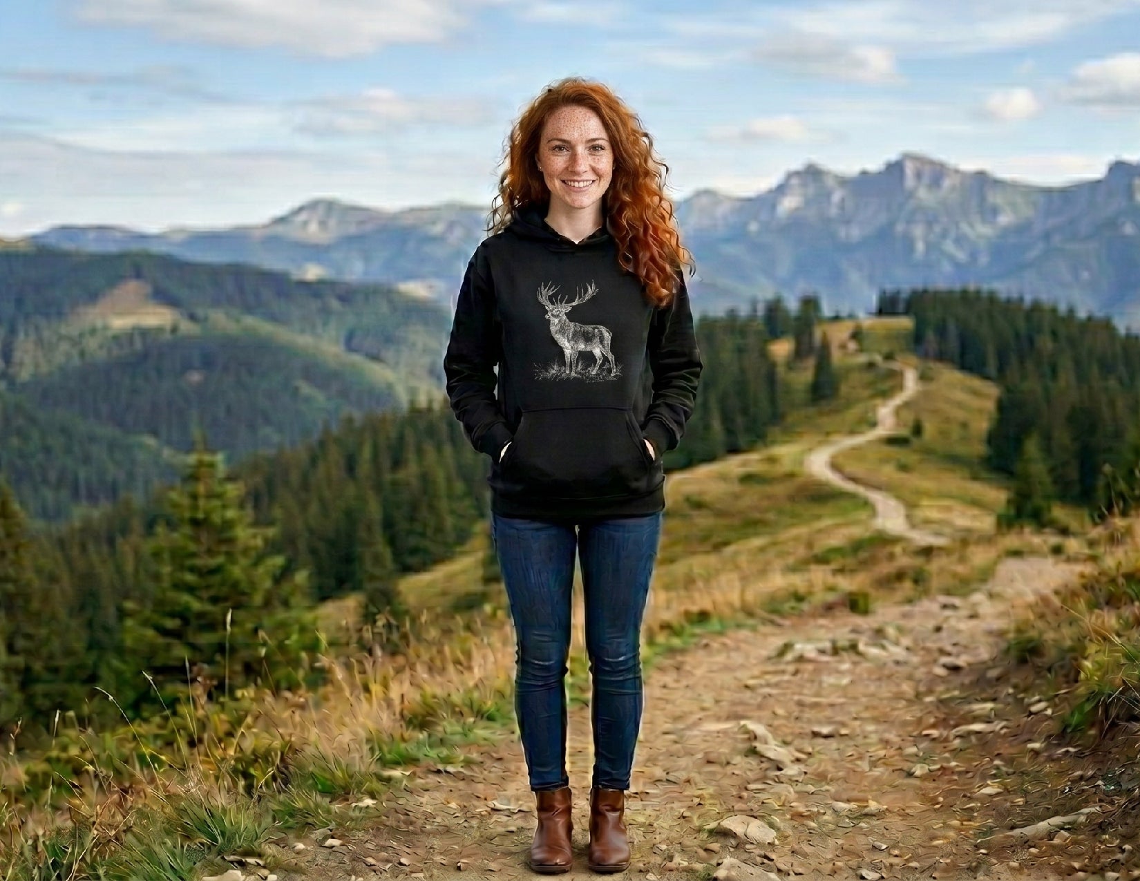 The Carpathian Stag Hoodie