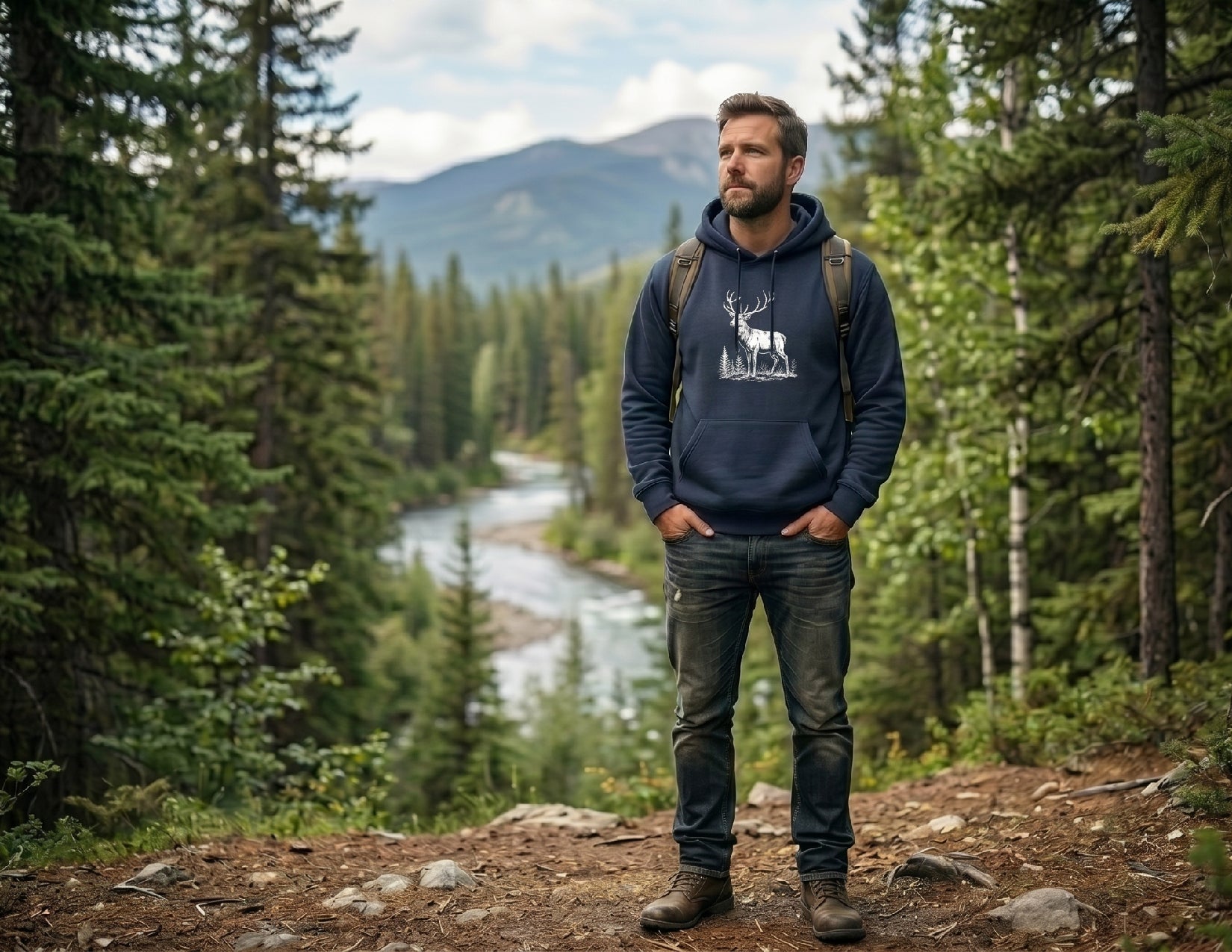 The Carpathian Stag Hoodie