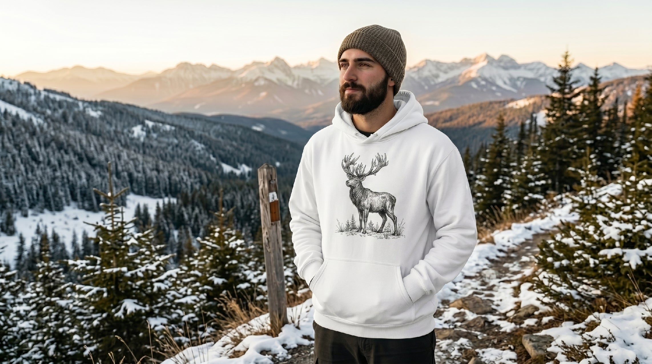 The Carpathian Stag Hoodie