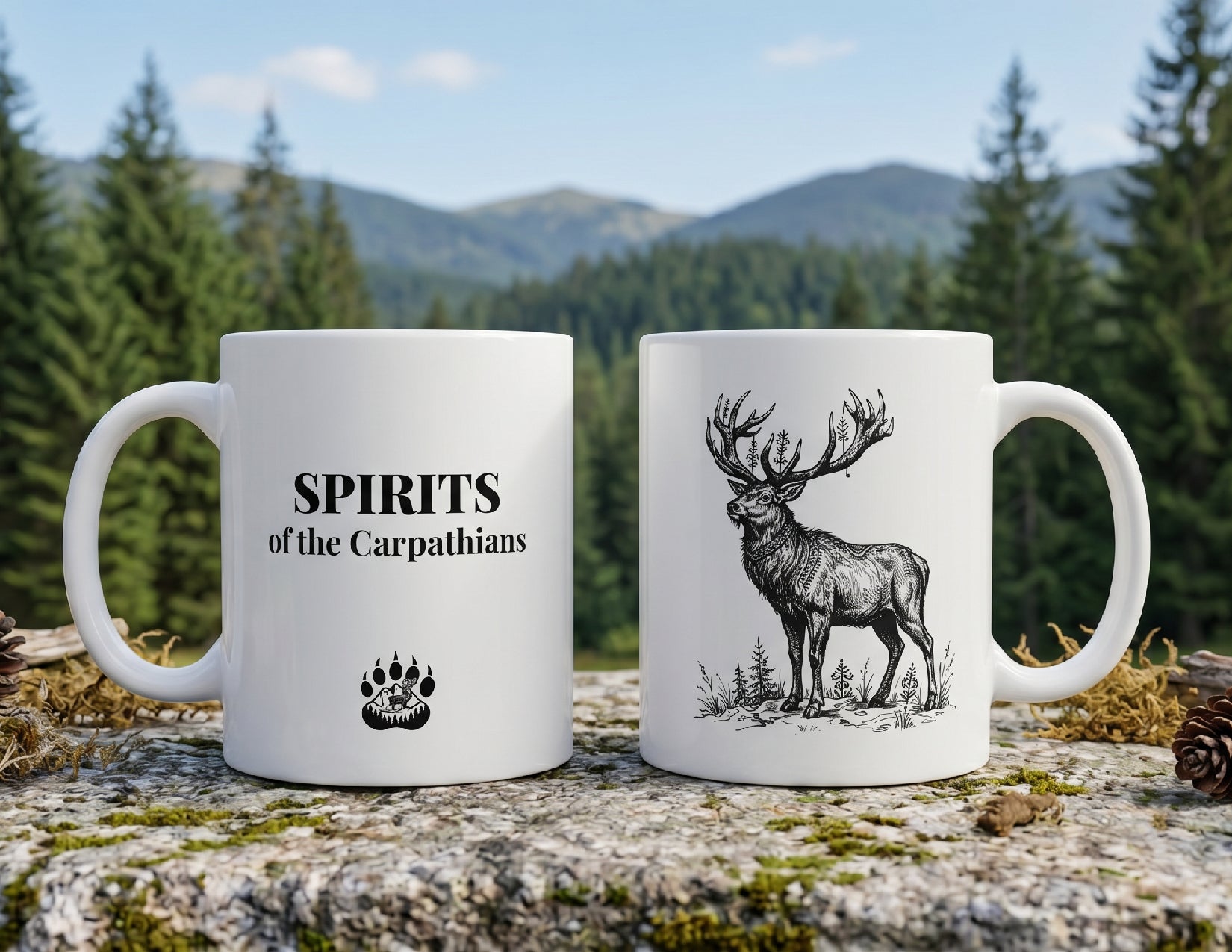 The Carpathian Stag Mug
