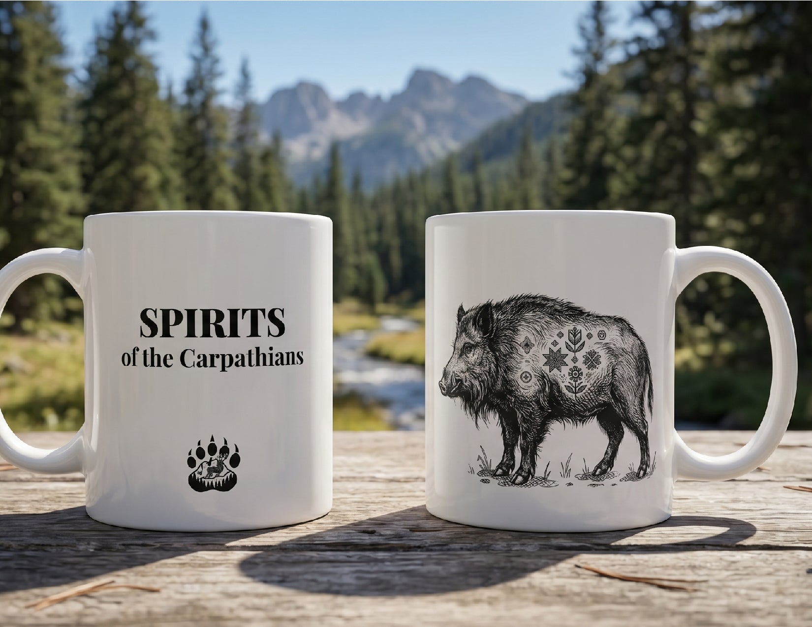 The Carpathian Boar Mug