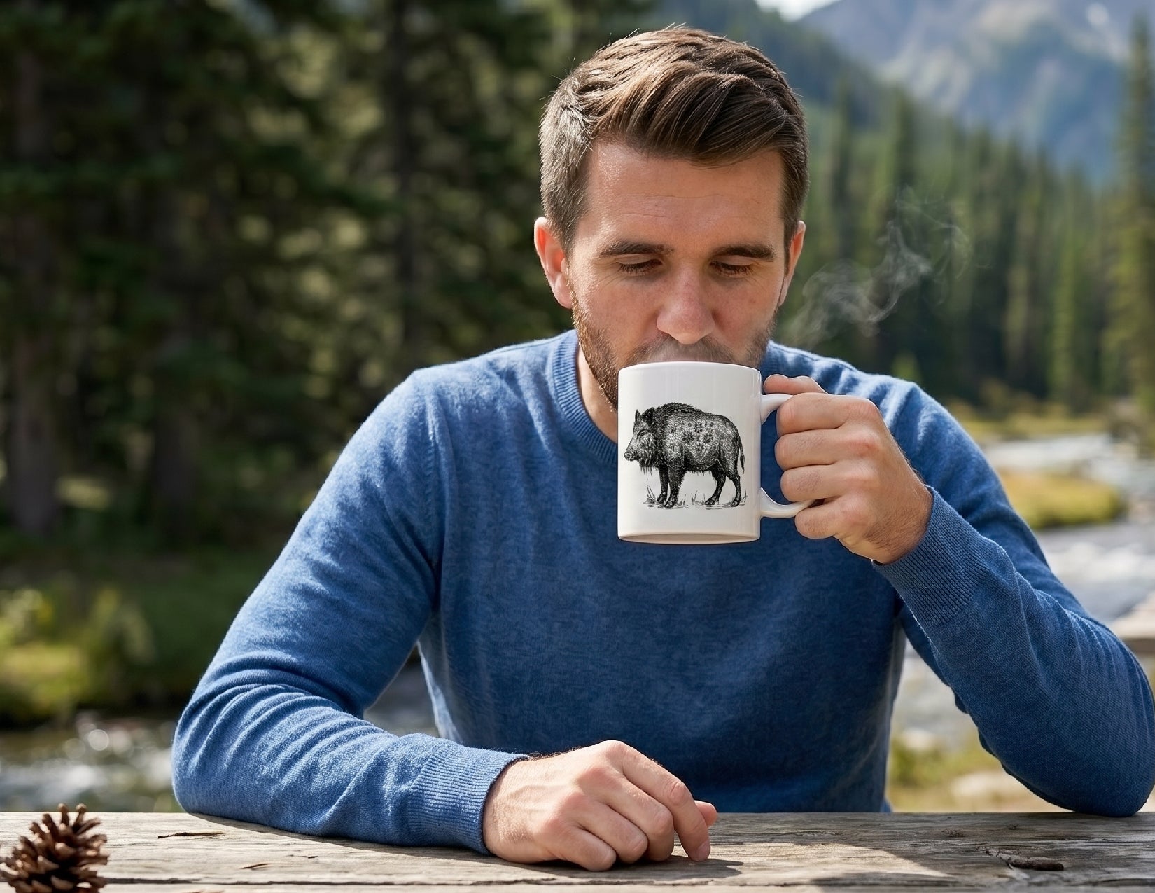 The Carpathian Boar Mug