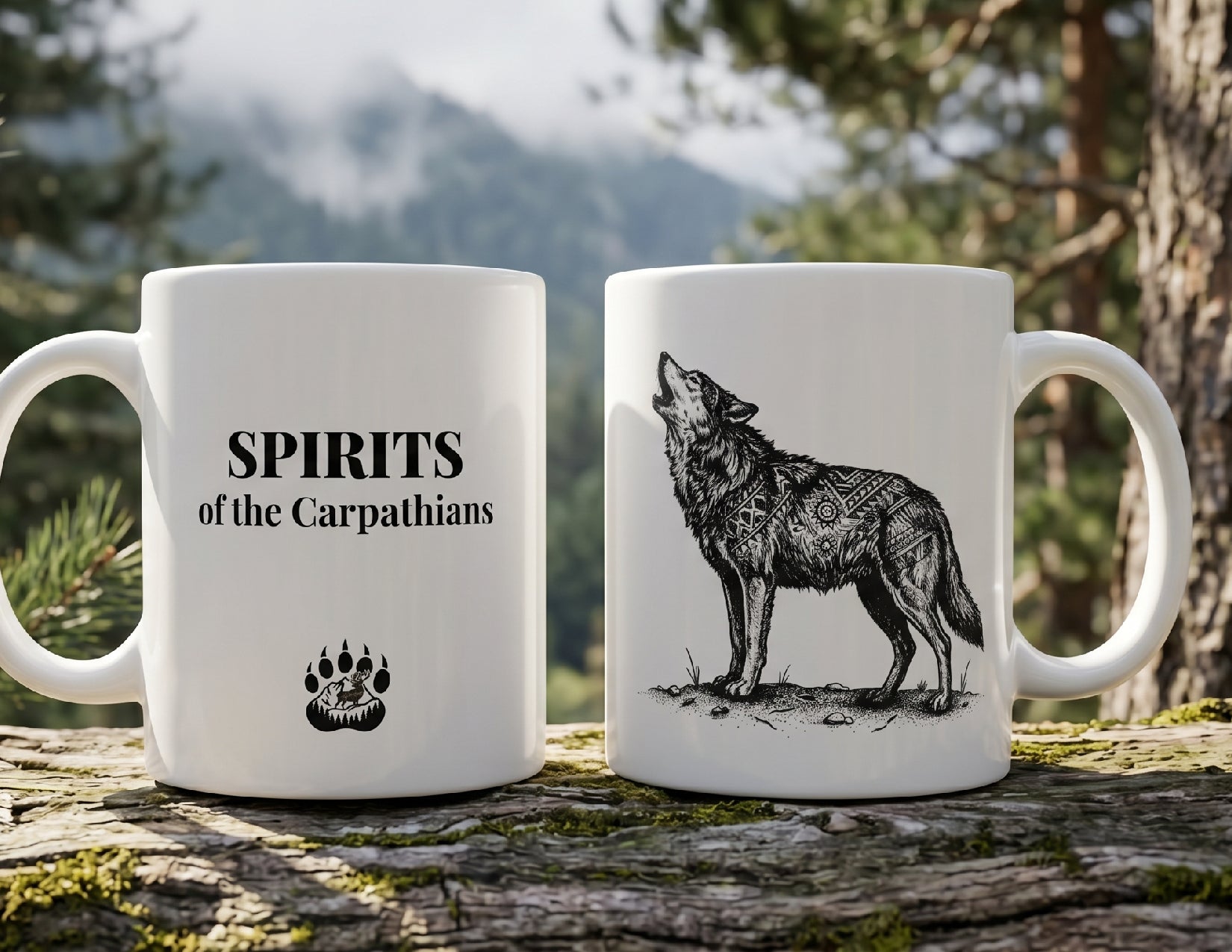 The Carpathian Wolf Mug