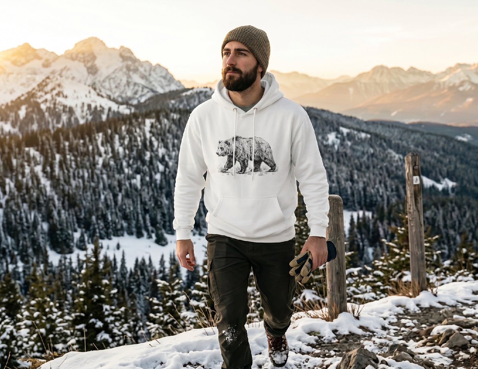 The Carpathian Bear Hoodie