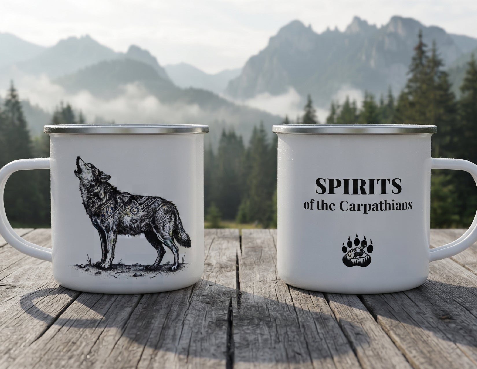 The Carpathian Wolf Mug